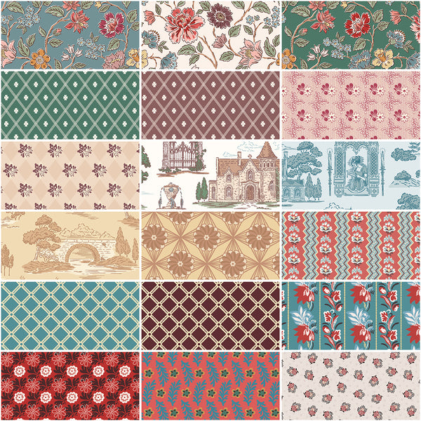 Northanger Abbey FQ-17890-18 Fat Quarter Bundle Riley Blake 18pcs Each