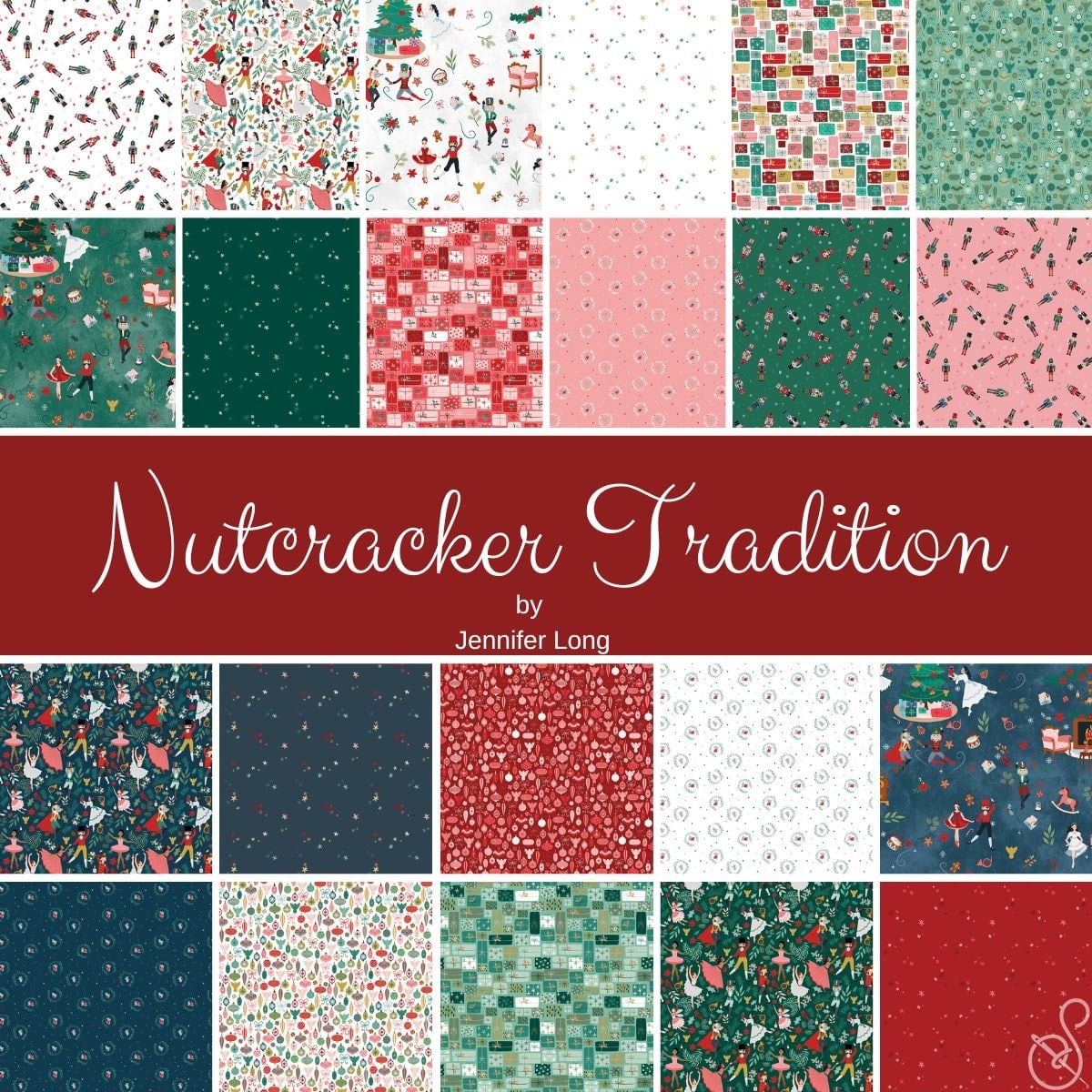 Nutcracker Tradition 22 Fat Quarter Bundle Jennifer Long Riley Blake