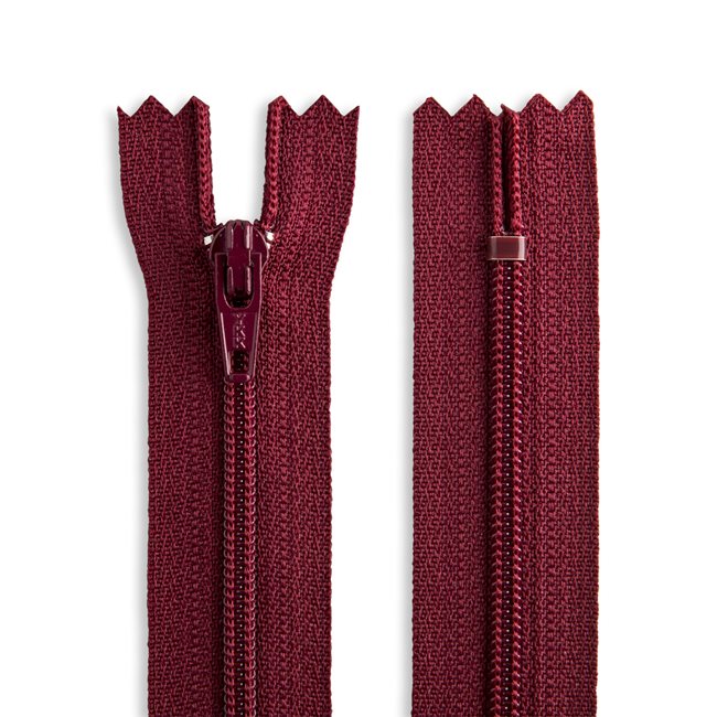 Beulon Zipper 12" Burgundy B12 527 YKK#3