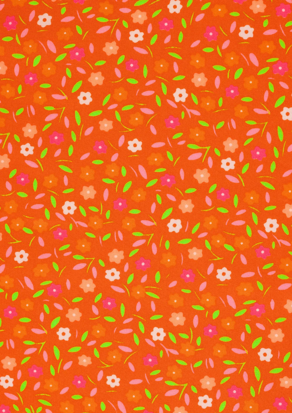 Petit Pan 40m Bias Tape Peace and Love Tangerine 520-024-509