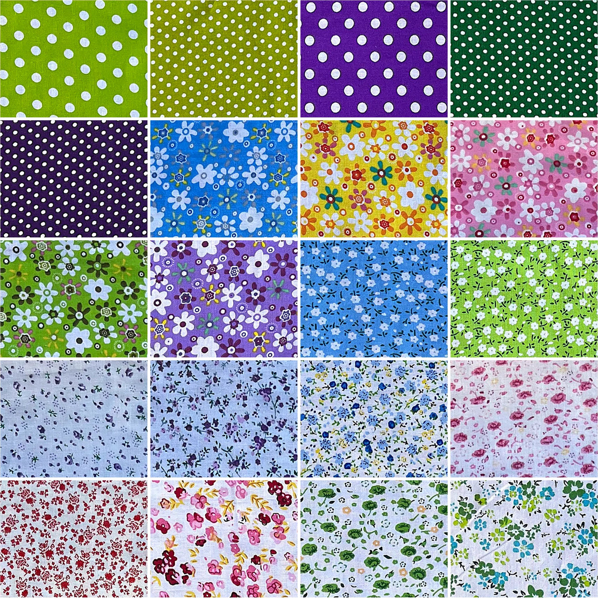 Fabric Hut 5" Charm Pack Patchwrok Carnival Collection