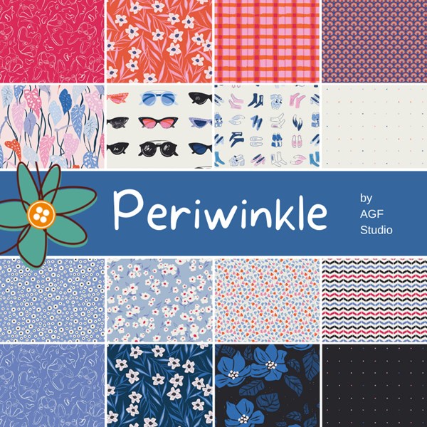 Periwinkle 10" Layer Cake Art Gallery Fabrics