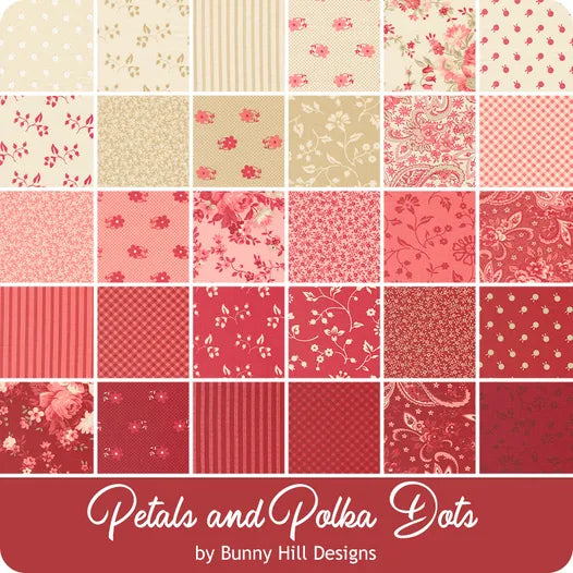 Petals and Polka Dots 3080MC 2.5 Mini Charm Moda Fabrics