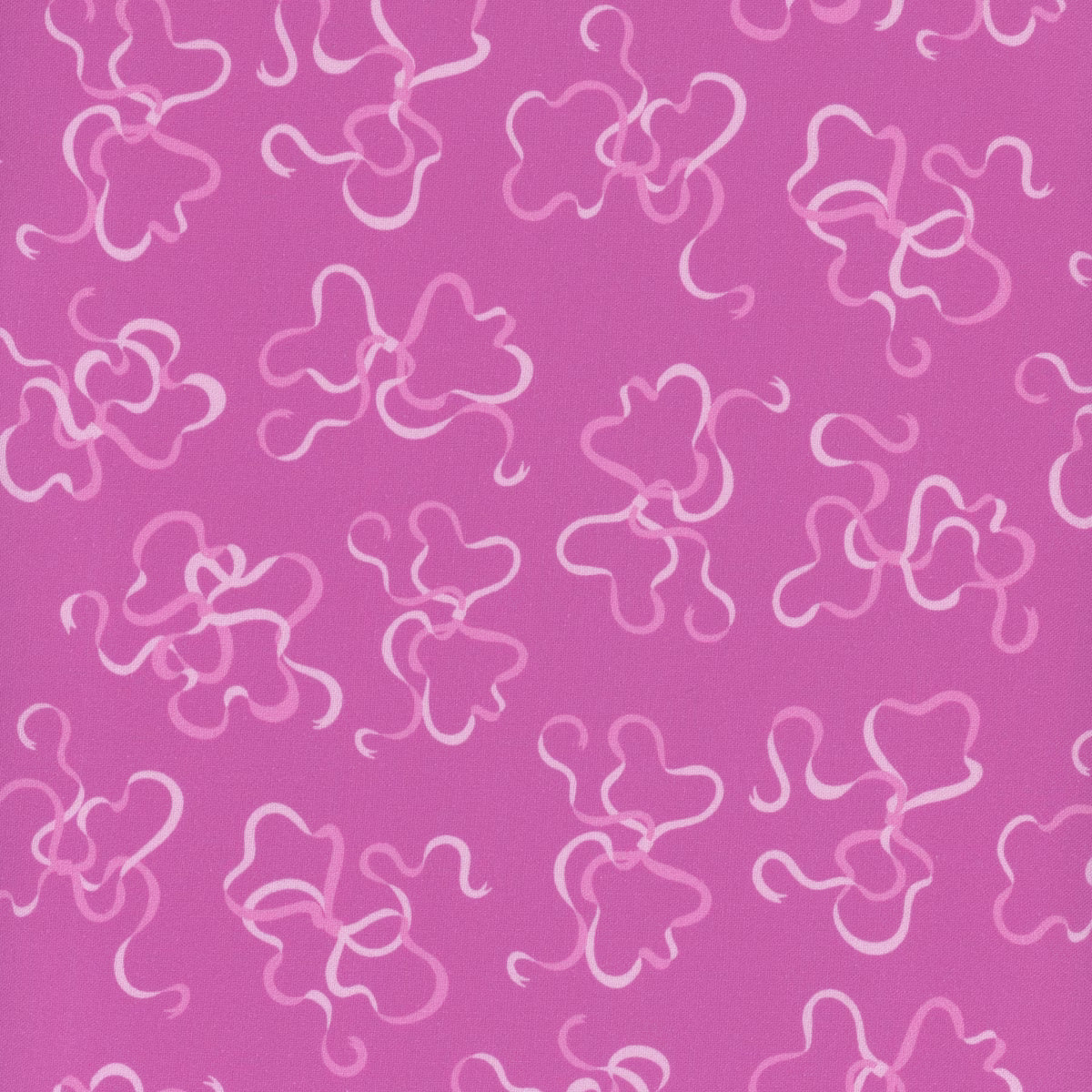 Heart Nouveau A-1313-P Curlicue Bows Pink Eye Candy Andover 14 Yard Bolt