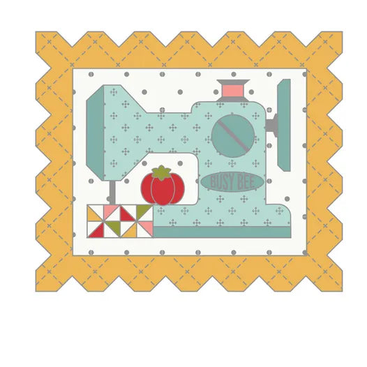The Quilting Bee Enamel Needle Minder Lori Holt It's Sew Emma #ISE-868