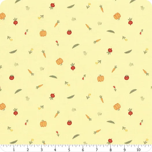 Quack Quack Moo Mini Veg Yello 27820-52 Northcott Half Yard