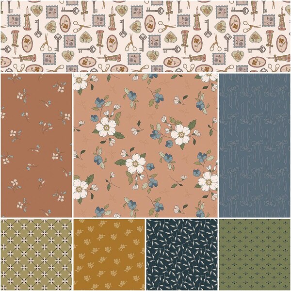 Charmed & Treasured 24 Fat Quarter FQ-18160-24 Kassidy Grace Riley Blake
