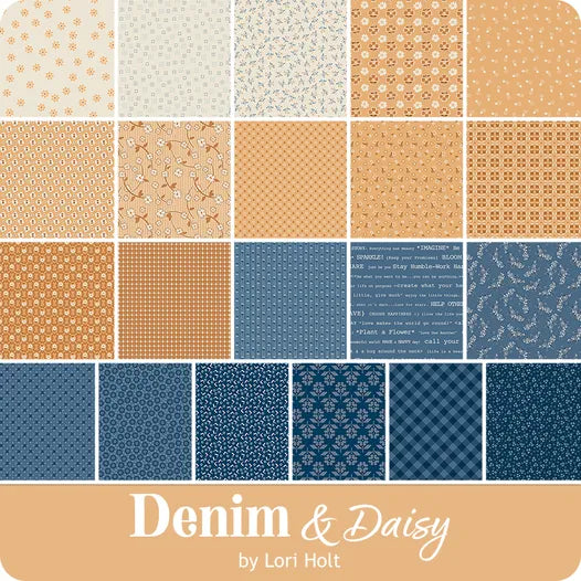 Denim & Daisy Daisies Daisy C18150-DAISY Lori Holt Riley Blake Half Yard