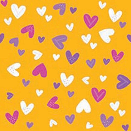 Ribbit Lake Heart Lily Pad Orange RB Studios RBSRL4630/10 By the Half Yard