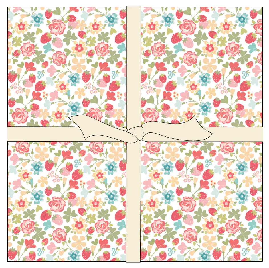 Rosy Cheeks 10" Squares Layer Cake by Lori Woods for Poppie Cotton RC25268