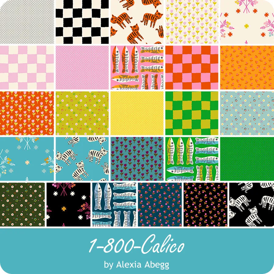 1-800-Calico 27 Fat Quarter Bundle RS4165FQ Alexia Abegg Ruby Star Society