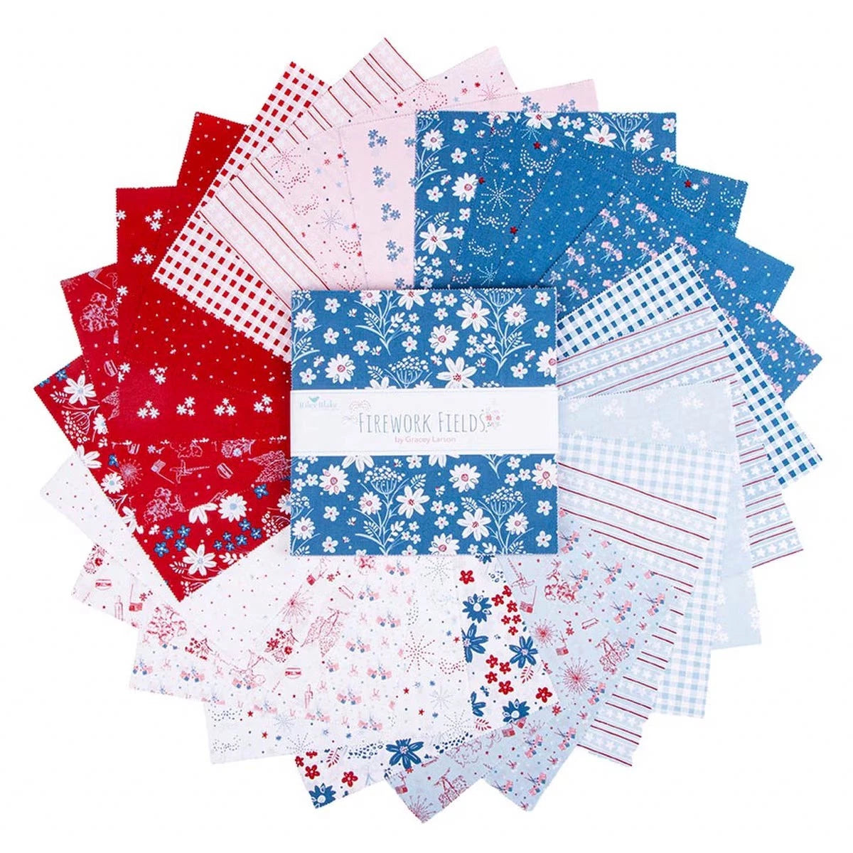 Firework Fields 10" Stacker by Gracey Larson 10-17580-42