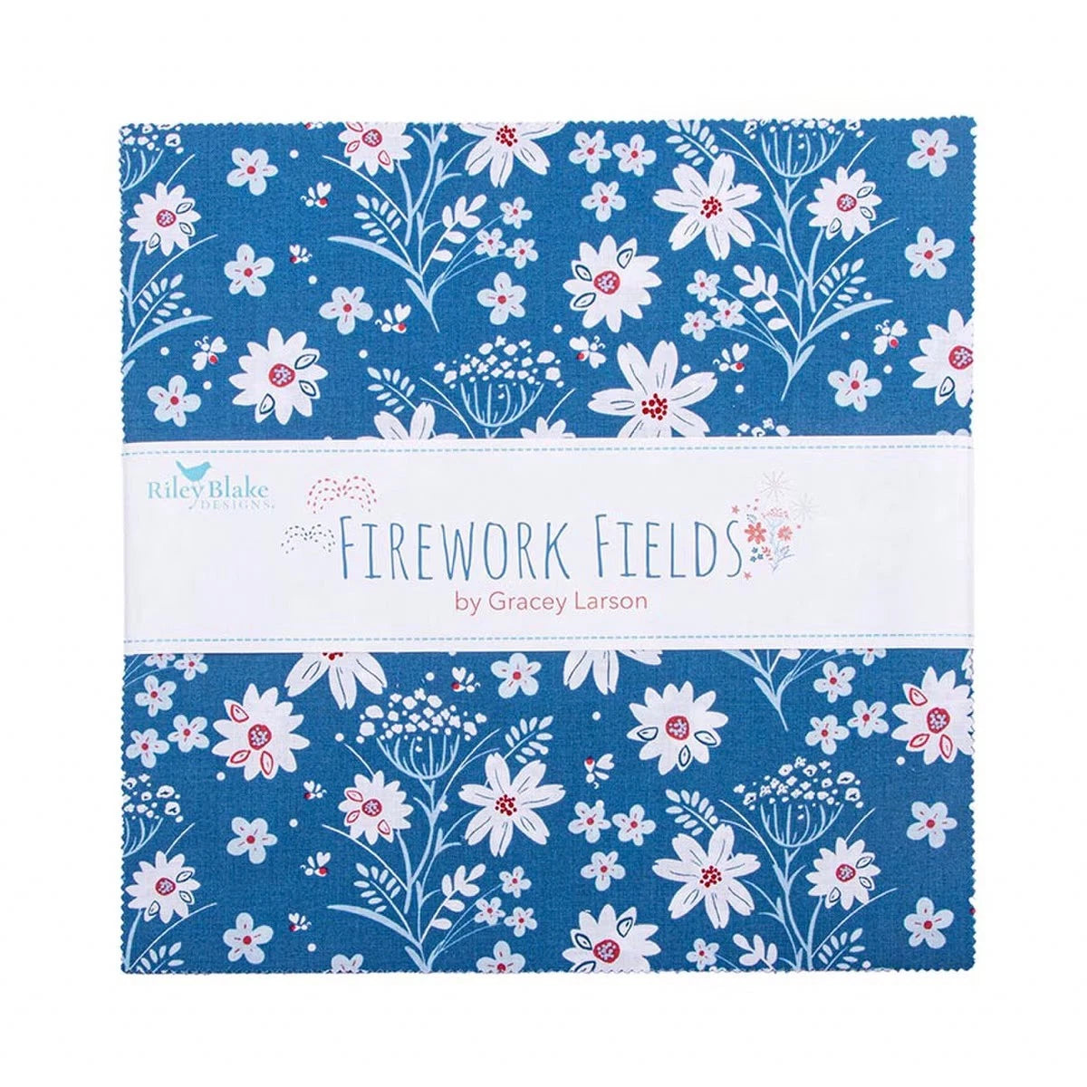 Firework Fields 10" Stacker by Gracey Larson 10-17580-42
