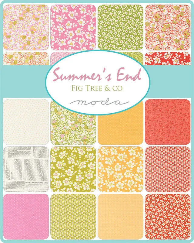 Summer's End 2.5" Mini Charm 35430MC Fig Tree and Co Moda