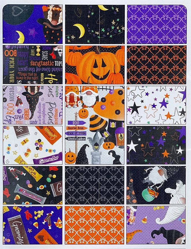 Spooktacular Gnomes 2.5" Strips By Andi Metz STSPOPK Benartex
