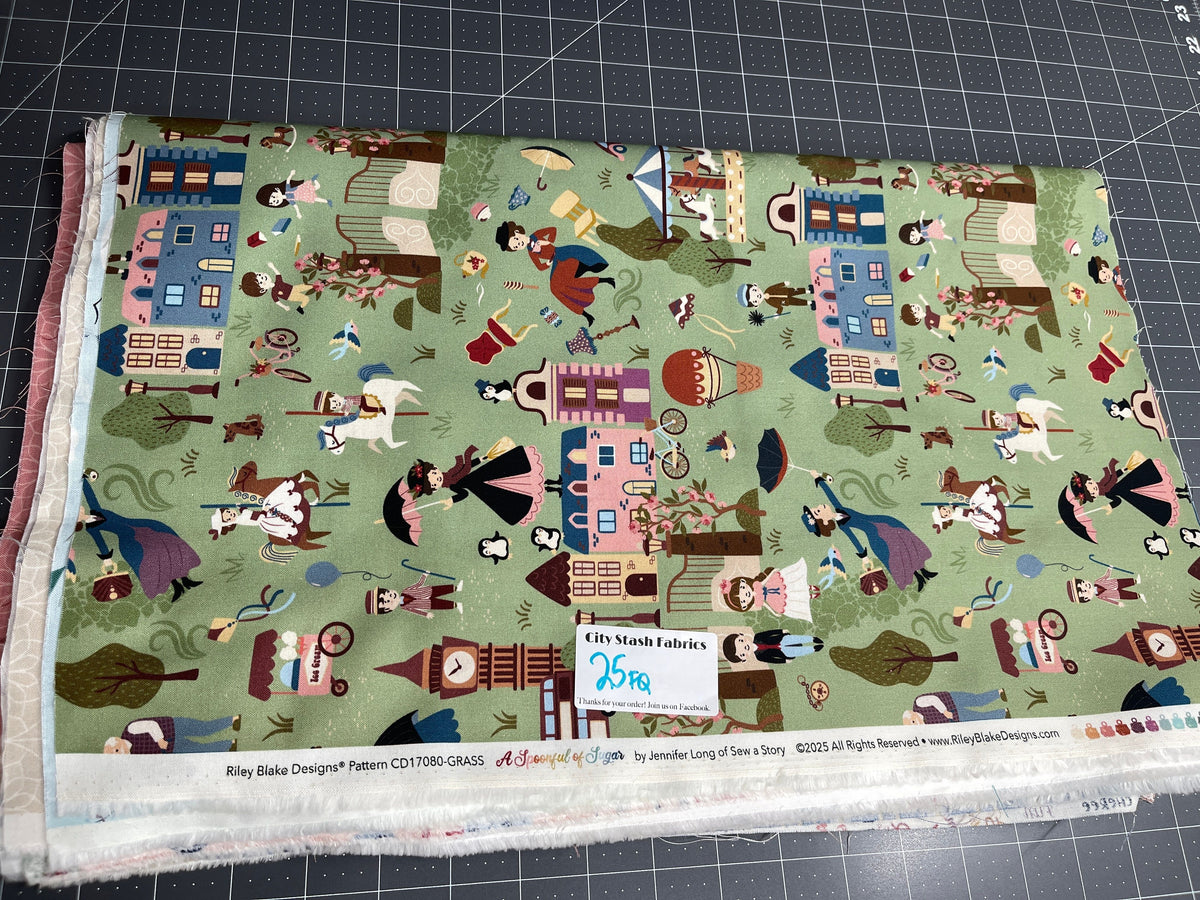 25 Fat Quarters - Mary Poppins Spoon Full of Sugar