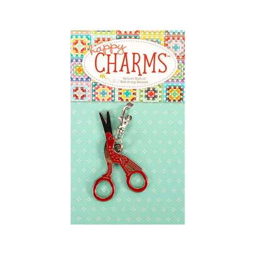 Lori Holt Enamel Happy Charm™ Stork Scissors