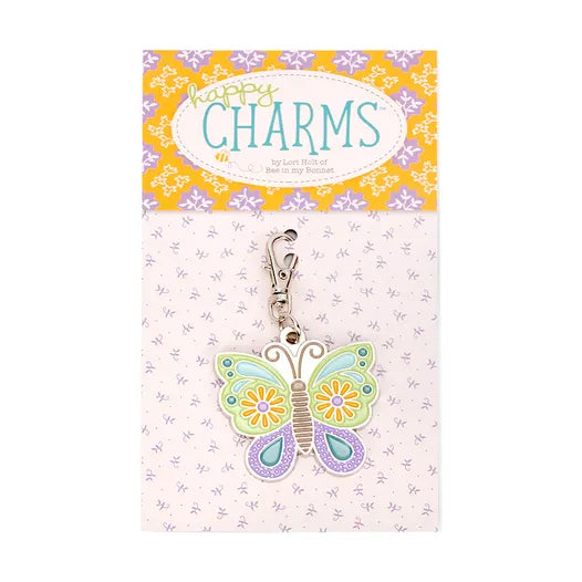 Happy Charms Butterfly Enamel Lori Holt of Bee in My Bonnet #ST-39767