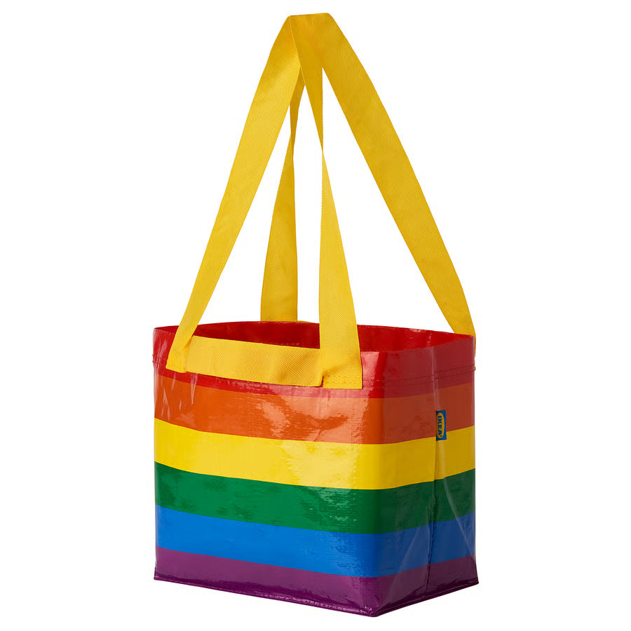 Ikea Rainbow Small Tote 10 X 7 X 10