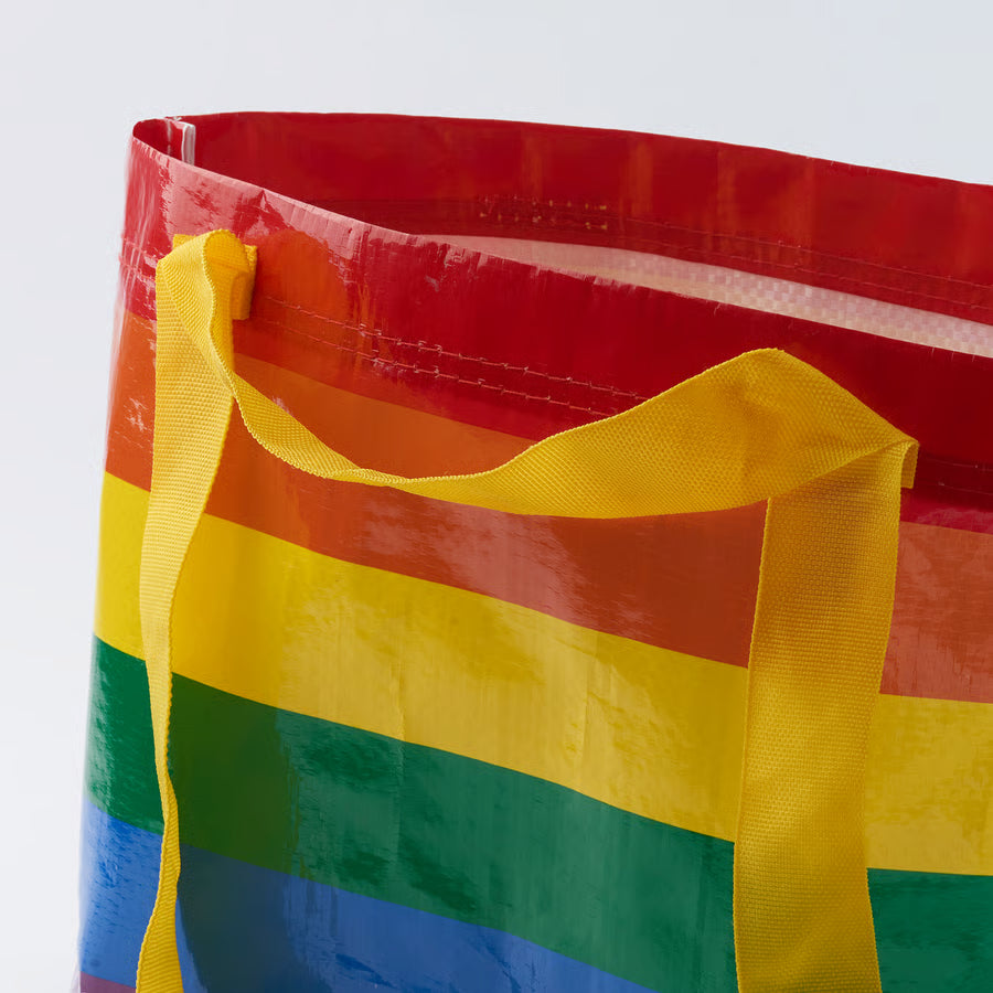 Ikea Rainbow Small Tote 10 X 7 X 10