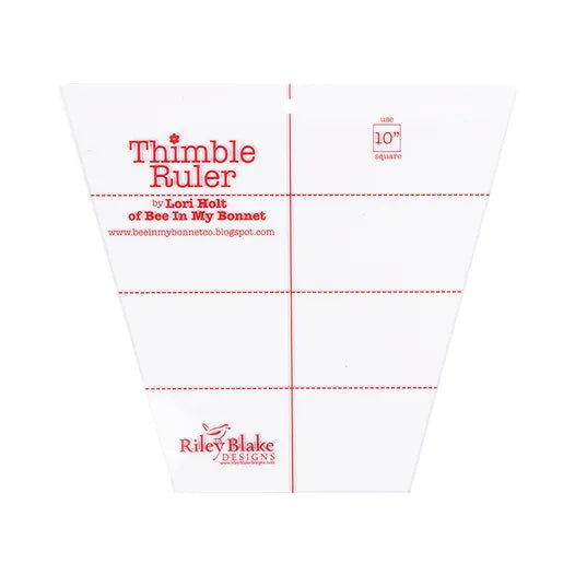 Lori Holt STRULER-­4235 10" Thimble Ruler