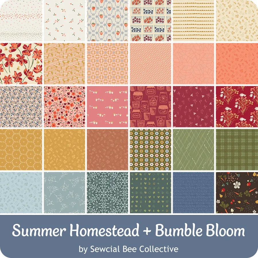 Summer Homestead 10" Layer Cake Sewcial Bee Collective for Art Gallery Fabrics
