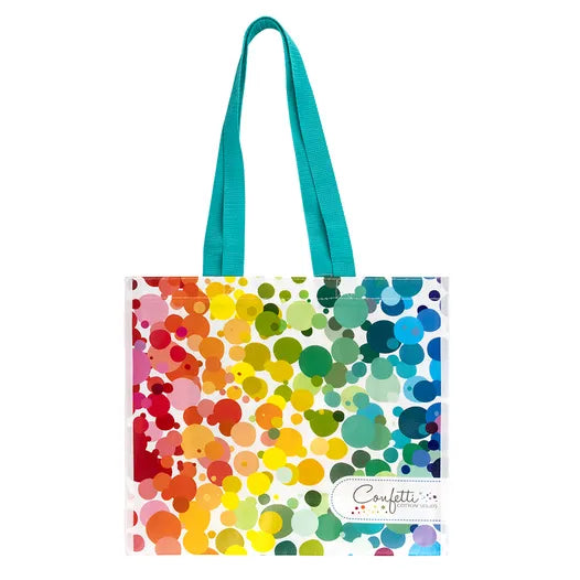 Colorful Confetti Vinyl Tote Bag Riley Blake TB-50559