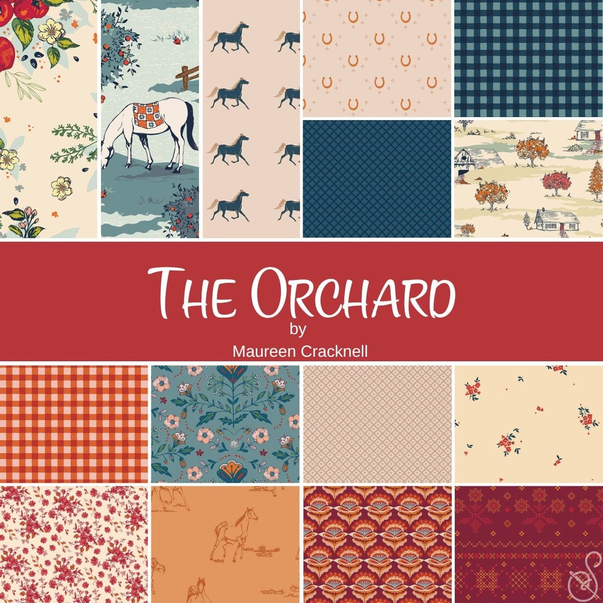The Orchard 2.5" Strips Jelly Roll Maureen Cracknell Art Gallery