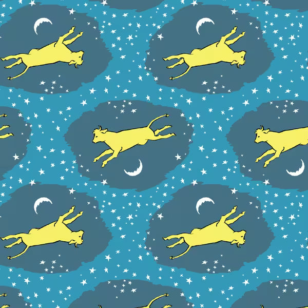 Goodnight Moon 227869 Over the Moon Margaret Wise Brown Cloud9 Half Yard