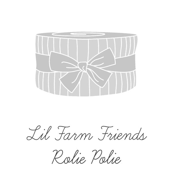 Lil' Farm Friends RP­-17940­-40 2.5" Rolie Polie Kelsey Carlson Riley Blake