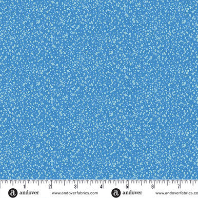 Freckles 2 A-1424-B3 Textiles Freckles Azure Karen Lewis Andover Half Yard