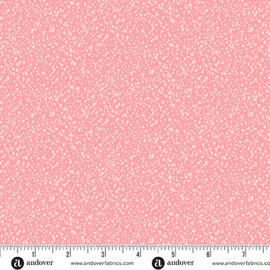 Freckles 2 A-1424-E Textiles Freckles Bubblegum Karen Lewis Andover Half Yard