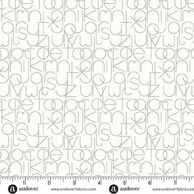 Sun Print Whisper A-1221-C Enough Pigeon Alison Glass Andover Half Yard