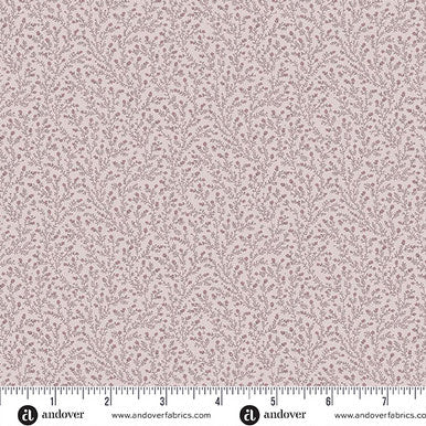 Wildflower Cottage A-1596-P Heather Lavender Renee Nanneman Andover Half Yard