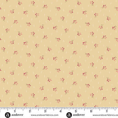 Wildflower Cottage A-1594-N Meadow Daffodil Renee Nanneman Andover Half Yard