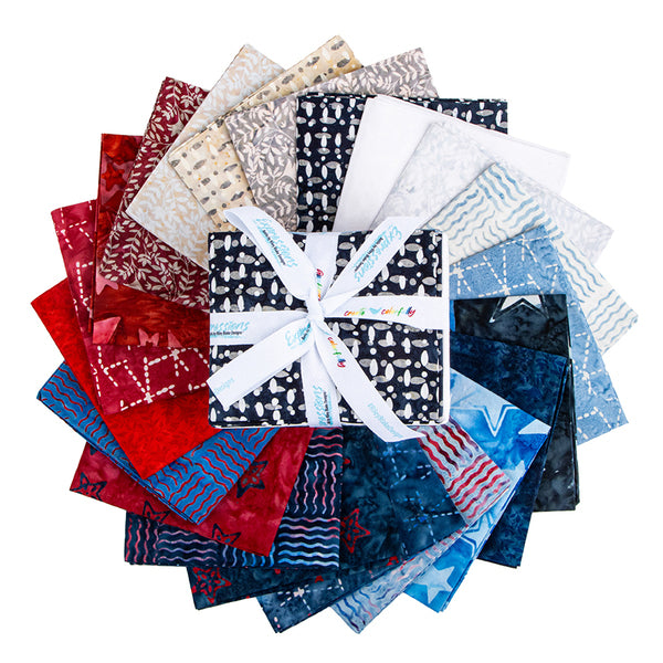 Batiks Stars & Stitches 21 Fat Quarter Bundle FQ-23627-21 Riley Blake