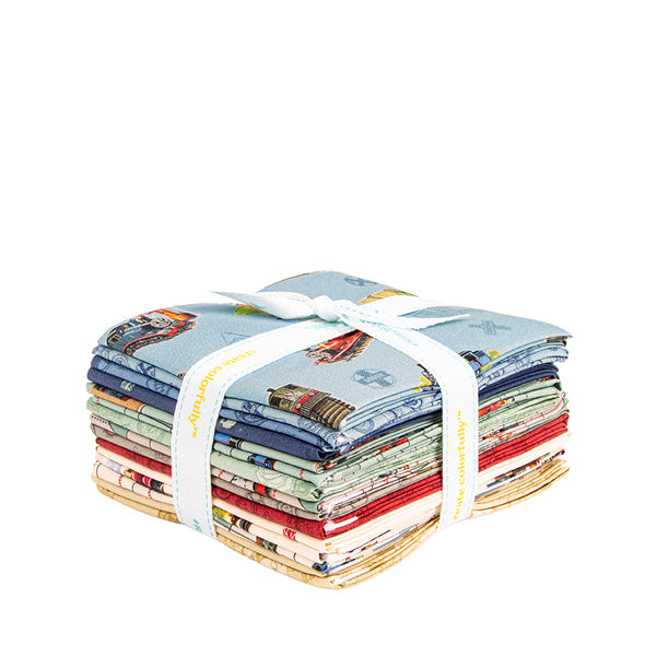 15 Fat Quarter Bundle Thomas and Friends 80th Anniversary Riley Blake