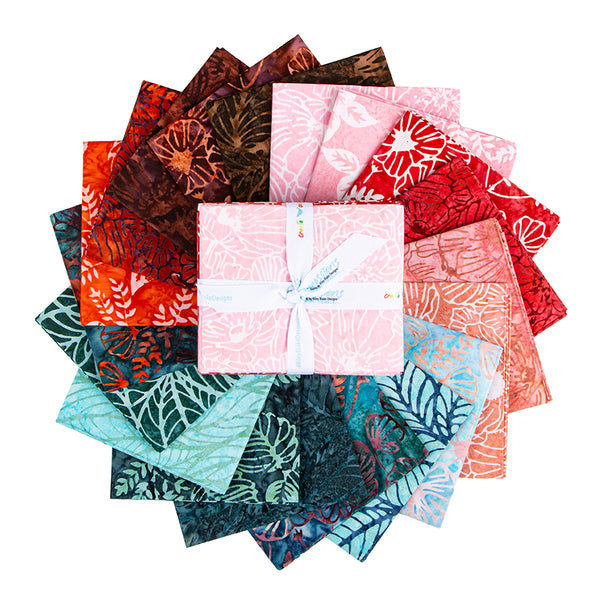 Batiks Poppy Seeds Fat Quarter Bundle FQ-23595-19 Riley Blake