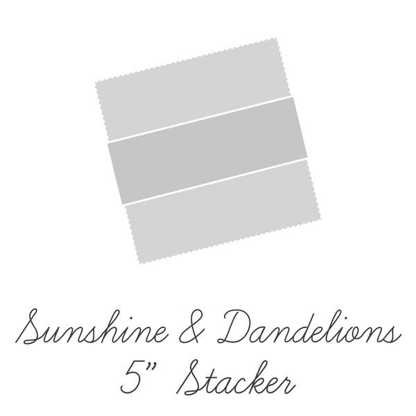 Sunshine & Dandelions 5" Stacker 5­-17920­-42 Traci Reed Riley Blake
